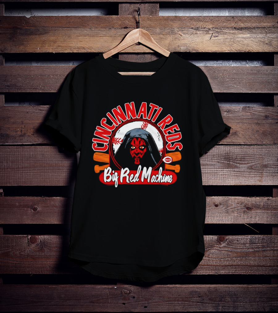 Cincinnati Reds Big Red Machine Star Wars Dark Side Darth Maul T-Shirt