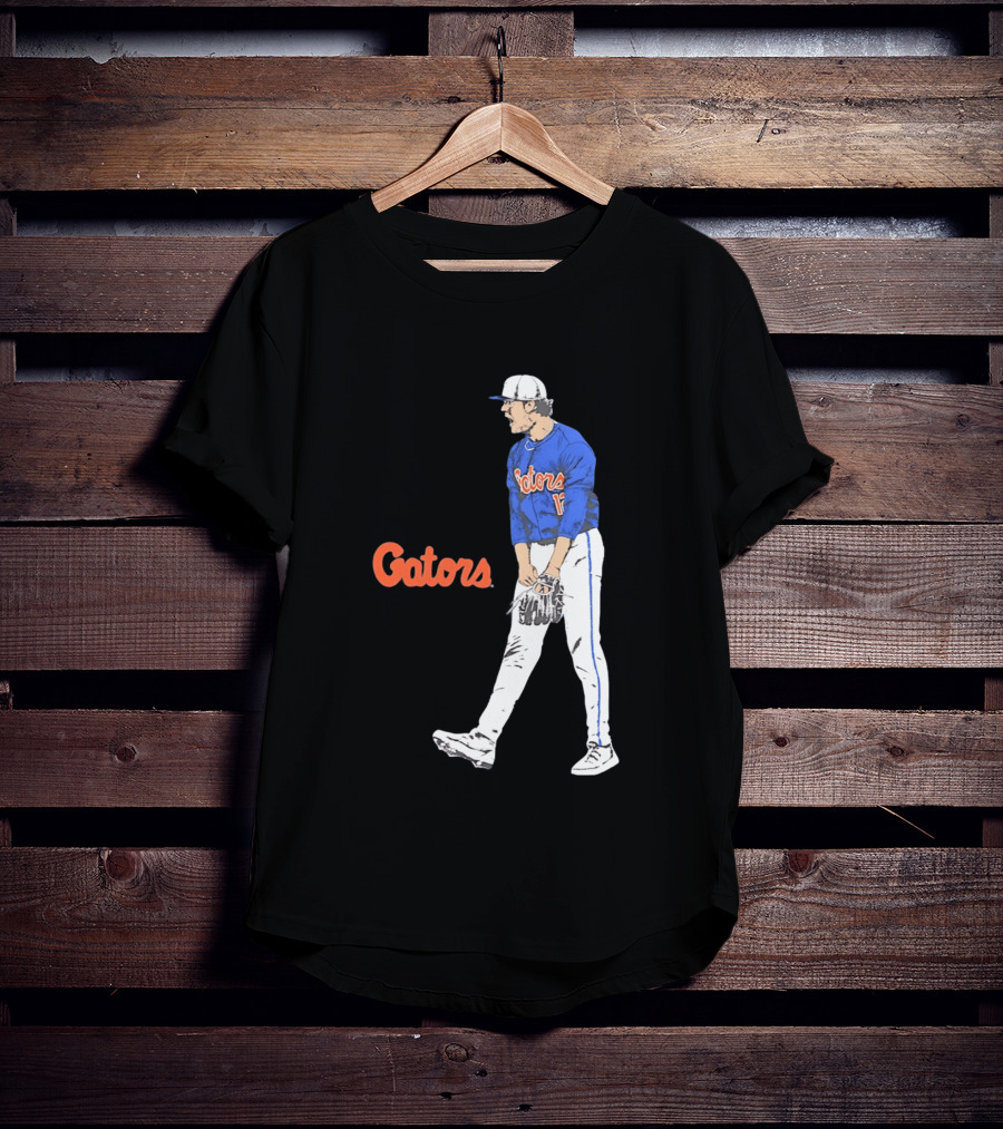 Liam Peterson Florida Gators Baseball Intense Scream Moment T-Shirt
