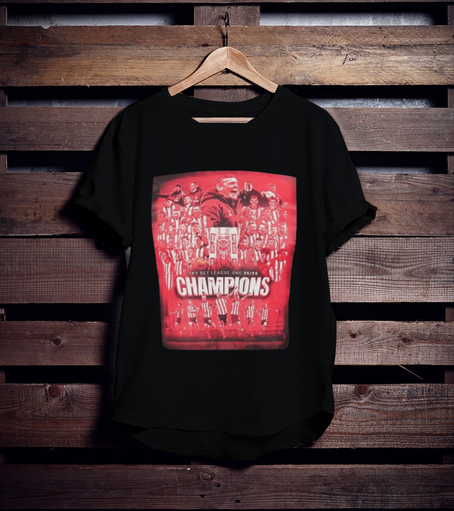 Sky Bet League One 25 26 Lincoln City Champions T-Shirt