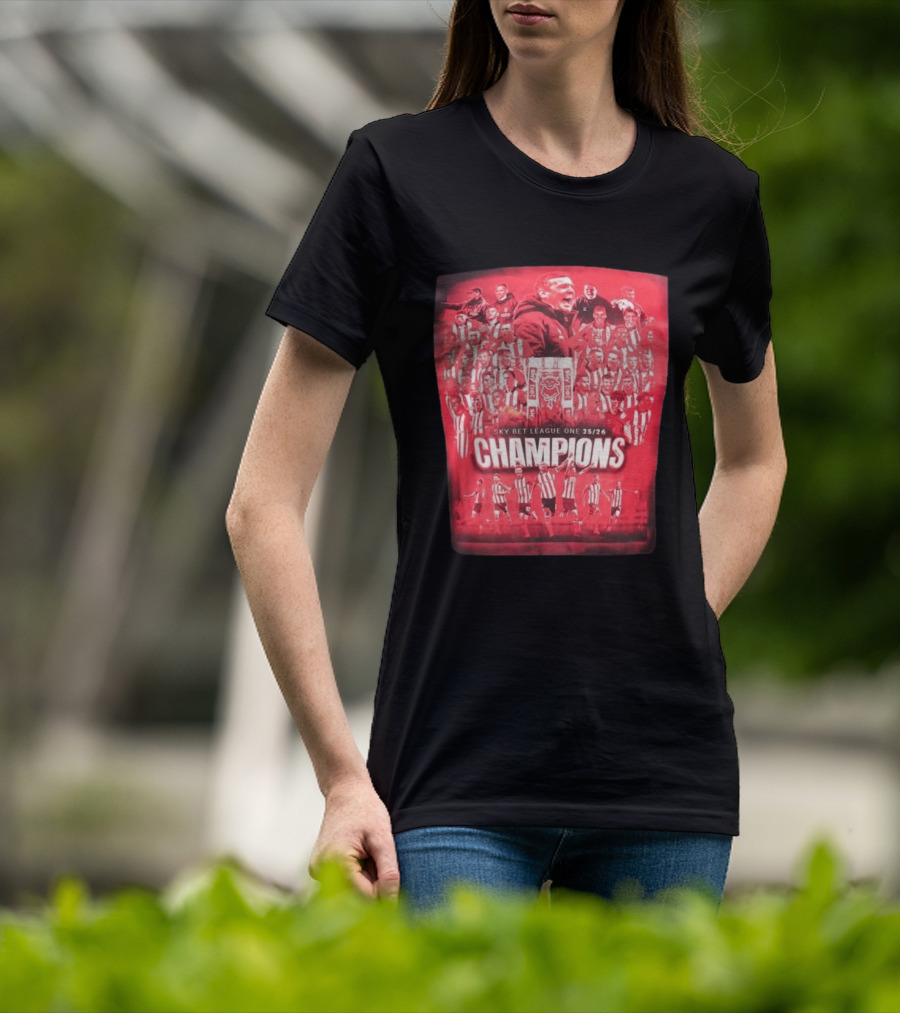 Sky Bet League One 25 26 Lincoln City Champions T-Shirt