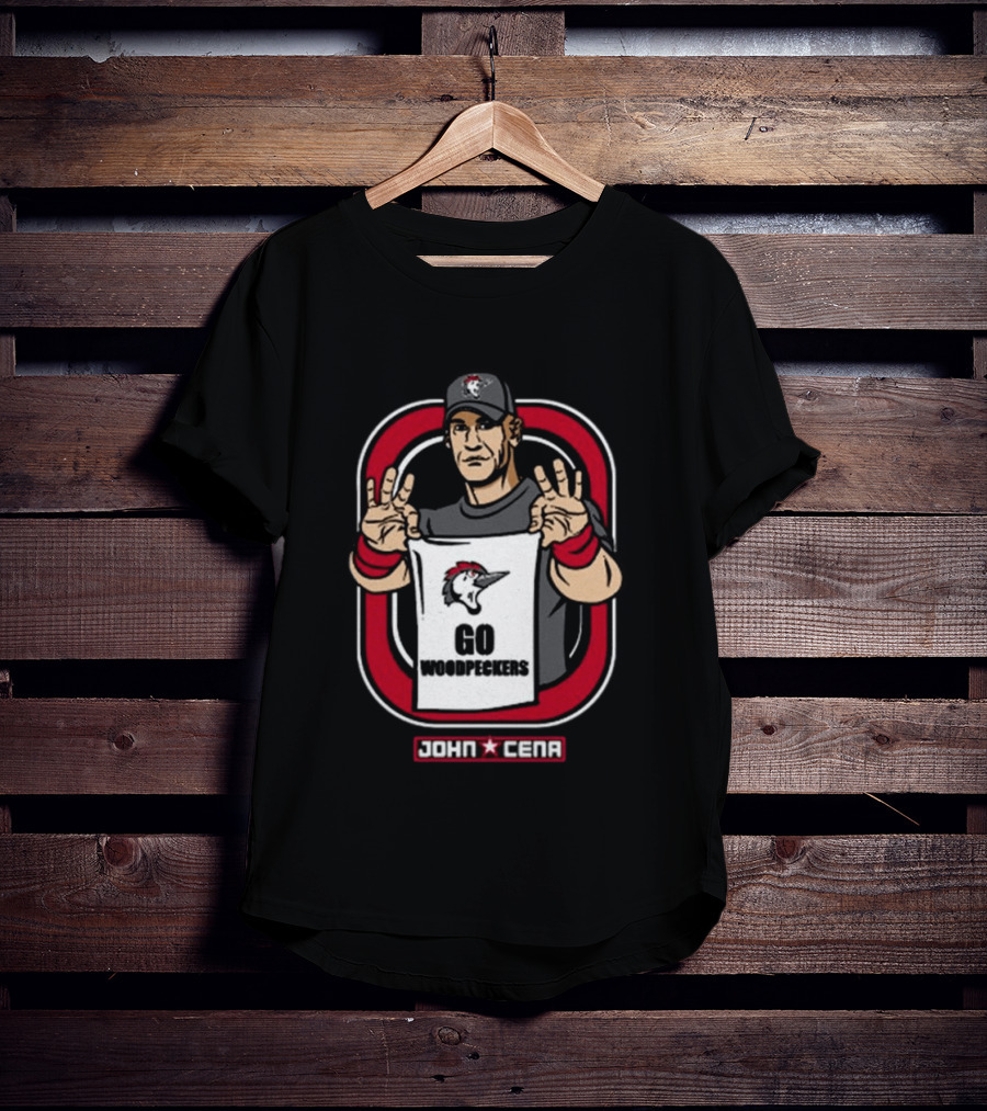 John Cena Go Woodpeckers WWE Special Edition T-Shirt