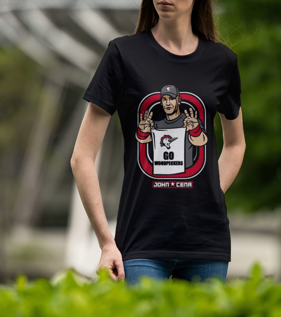 John Cena Go Woodpeckers WWE Special Edition T-Shirt