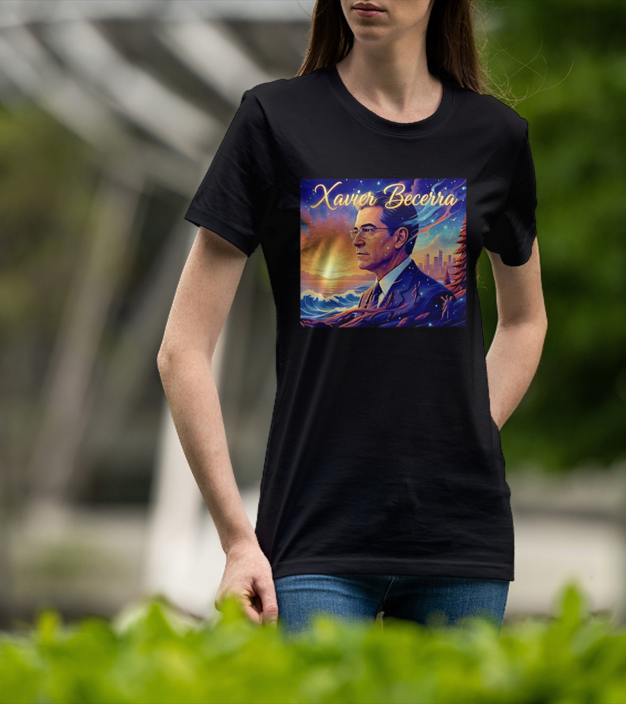 Xavier Becerra California Sunset Ocean Landscape T-Shirt