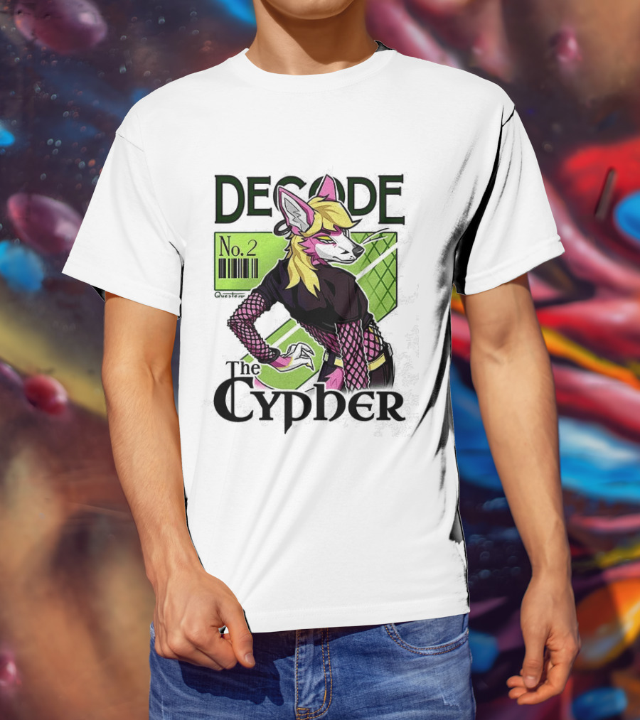 Decode The Cypher No.2 Retro Futuristic Vibe T-Shirt