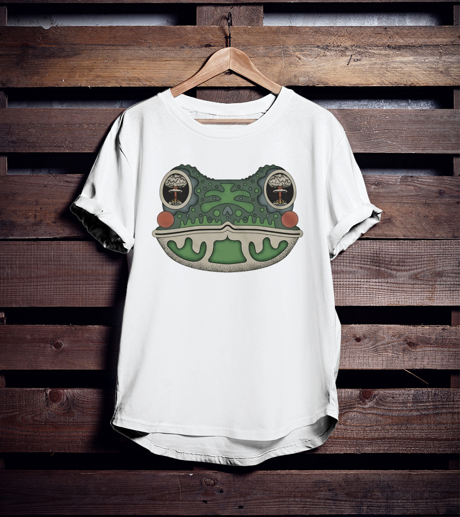 Toad Toadal Destruction Atomic Bomb Eyes Frog T-Shirt