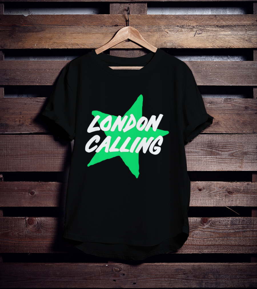 Dallas Stars London Calling The Clash Hockey Star T-Shirt