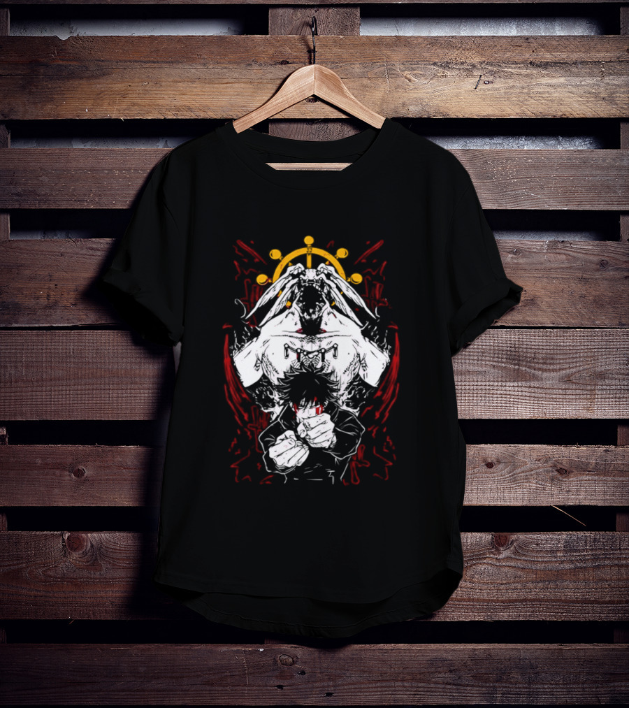 Dark Anime Summoner Characters Celestial Crown Warrior T-Shirt