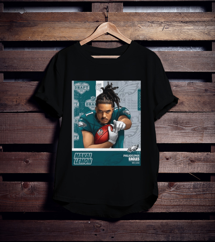 Philadelphia Eagles Makai Lemon WR USC 2026 NFL Draft Pick 20 T-Shirt