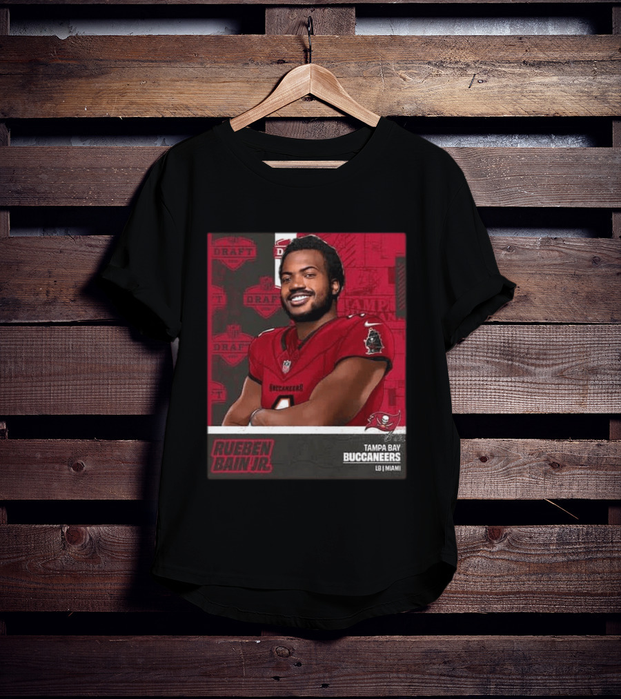 Tampa Bay Buccaneers Rueben Bain Jr Draft Round 1 Pick 15 LB Miami 2026 T-Shirt