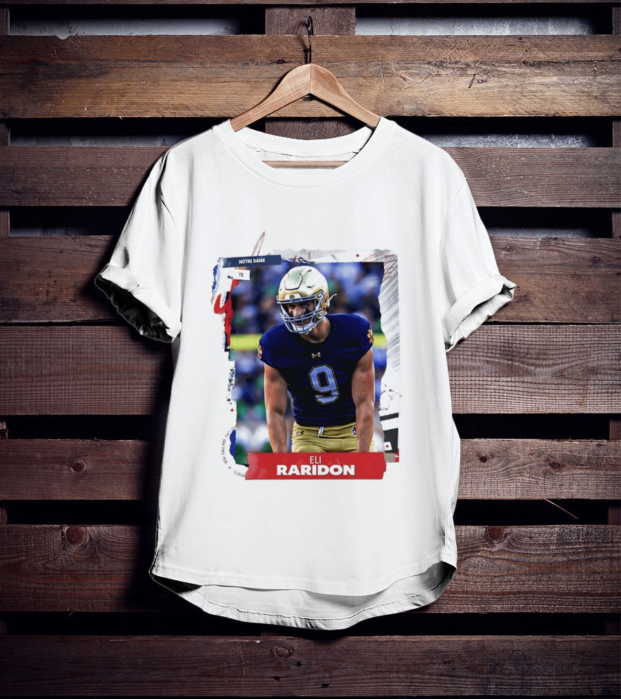 Notre Dame Tight End Eli Raridon 2206 Draft Prospect T-Shirt