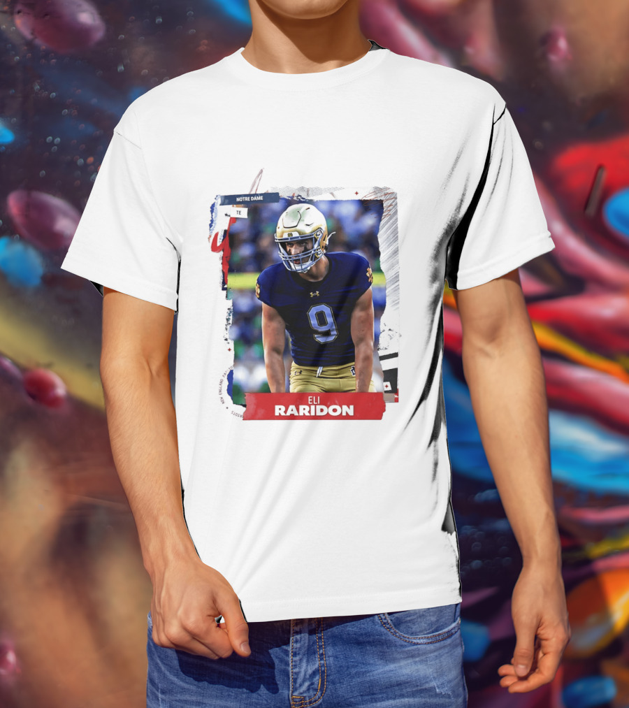Notre Dame Tight End Eli Raridon 2206 Draft Prospect T-Shirt