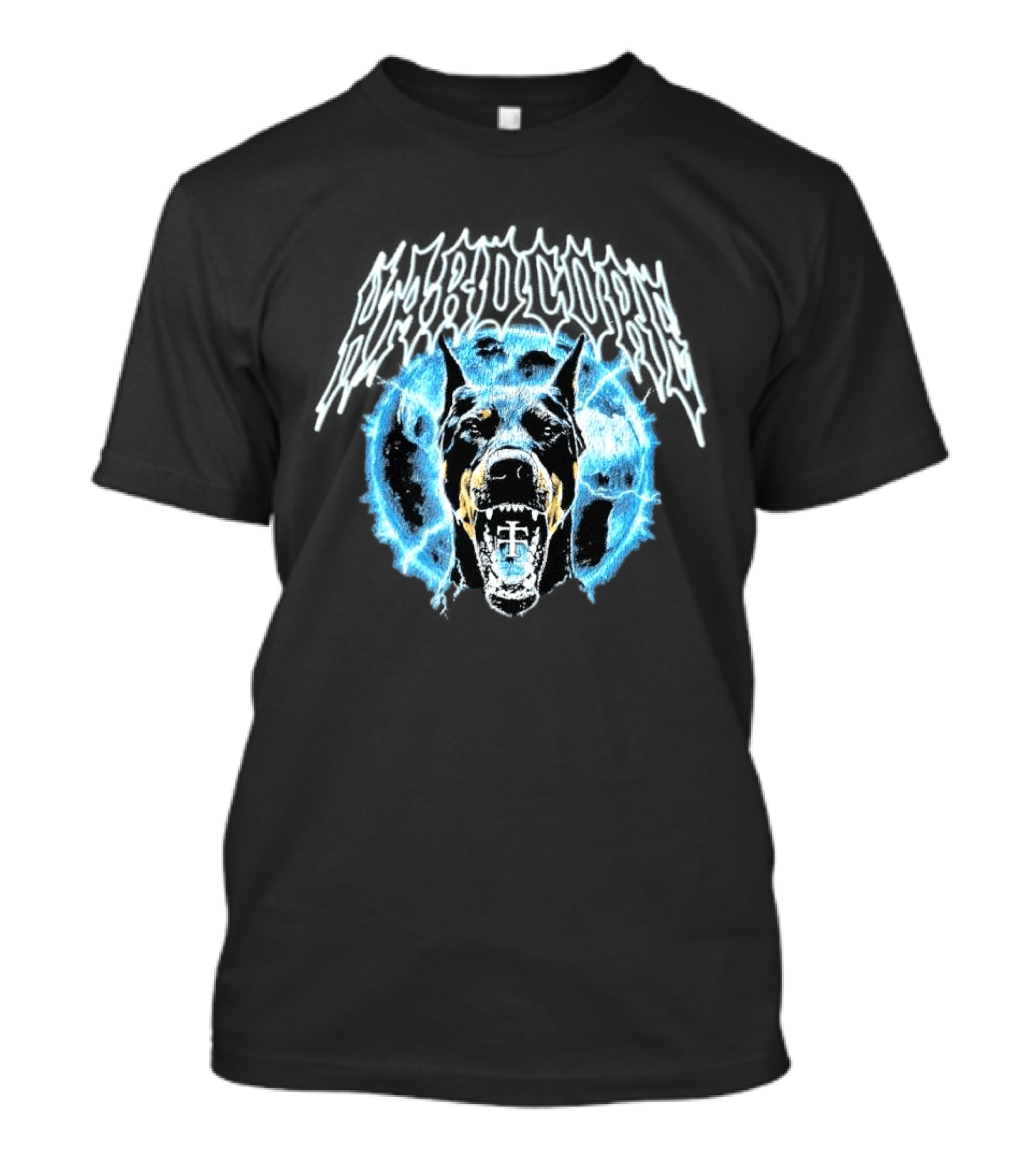 TELETECH 2026 Hound Heavy Cotton Fierce Dog With Electric Aura T-Shirt