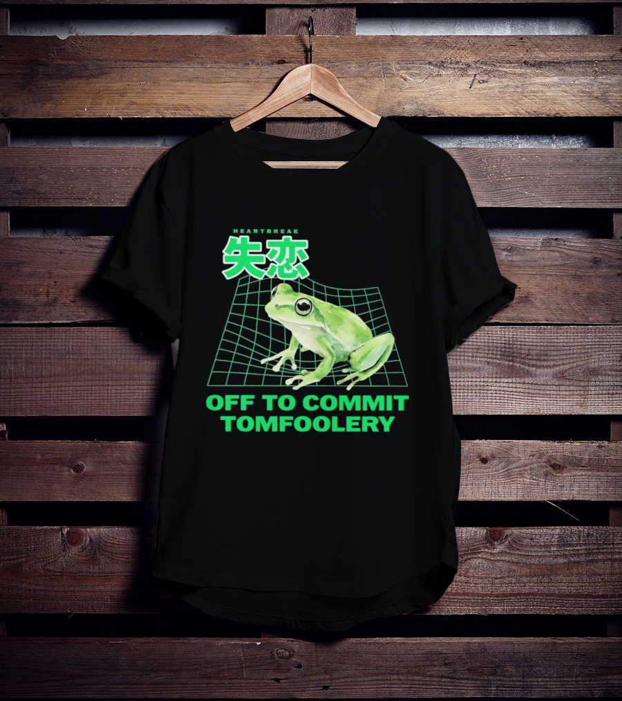 Off To Commit Tomfoolery Frog T-Shirt
