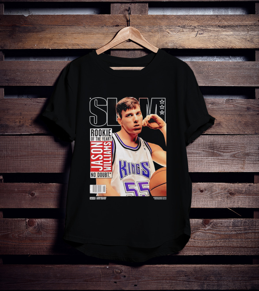 Jason Williams Rookie Of The Year No Doubt Sacramento Kings Slam Cover NBA T-Shirt