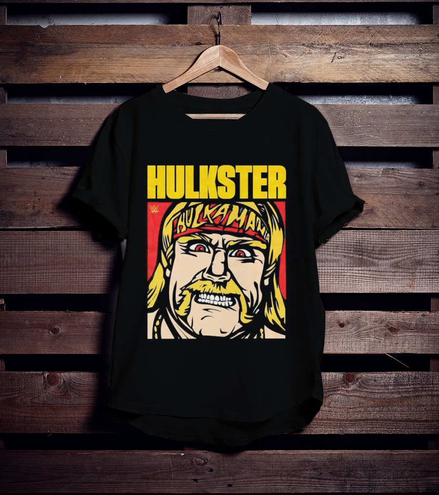 WWE Hulkster Hulkamania Cartoon T-Shirt