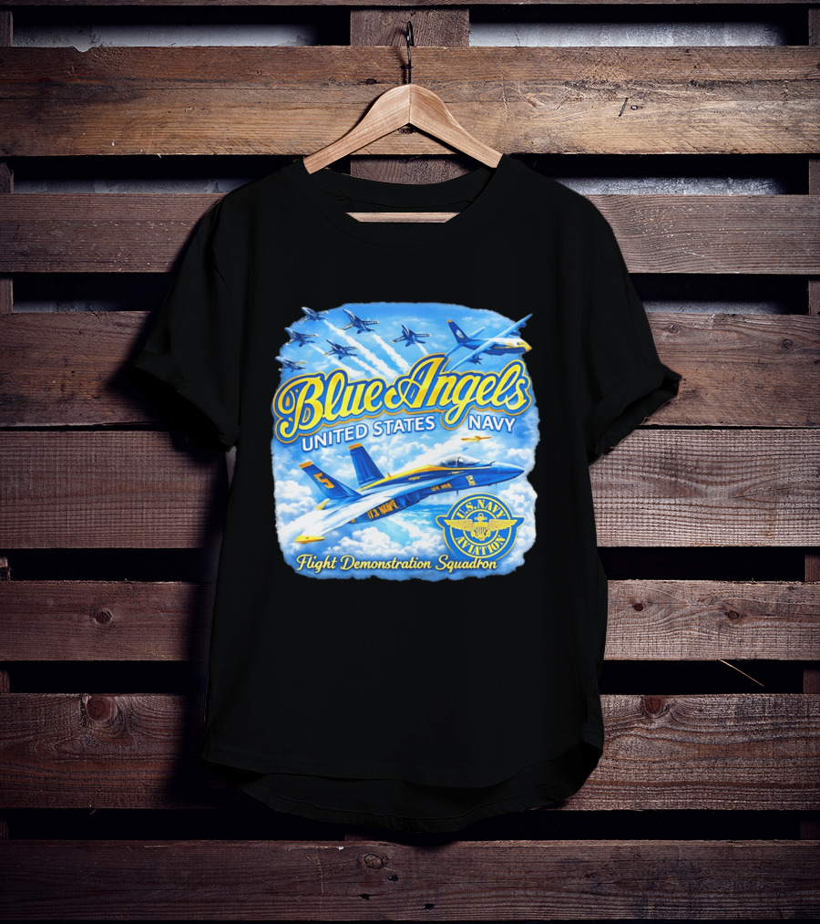 Blue Angels United States Navy U.S. Navy Aviation Flight Demonstration Squadron T-Shirt