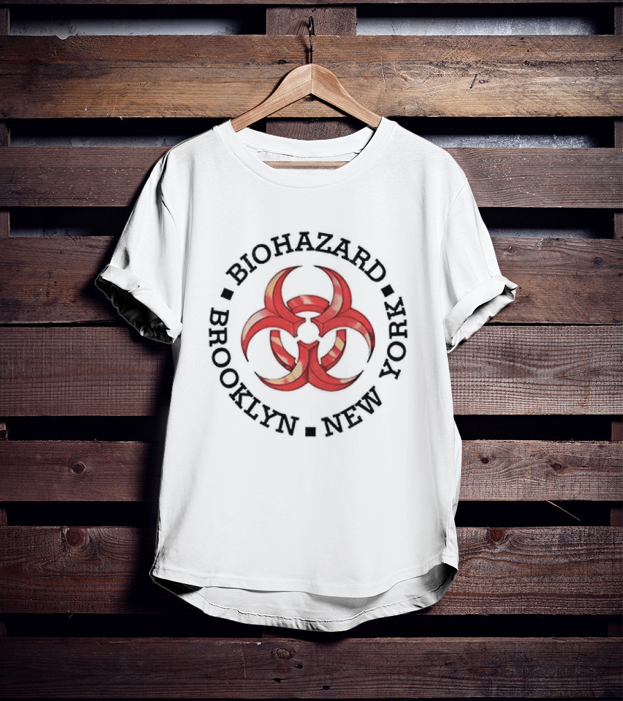 Brooklyn New York Biohazard Survival Of The Fittest T-Shirt
