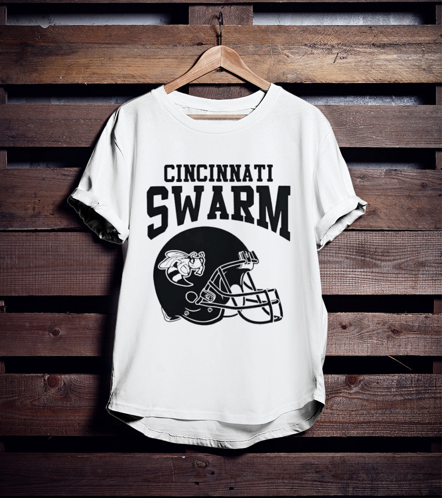 Cincinnati Swarm Hornet Football Helmet 2026 T-Shirt
