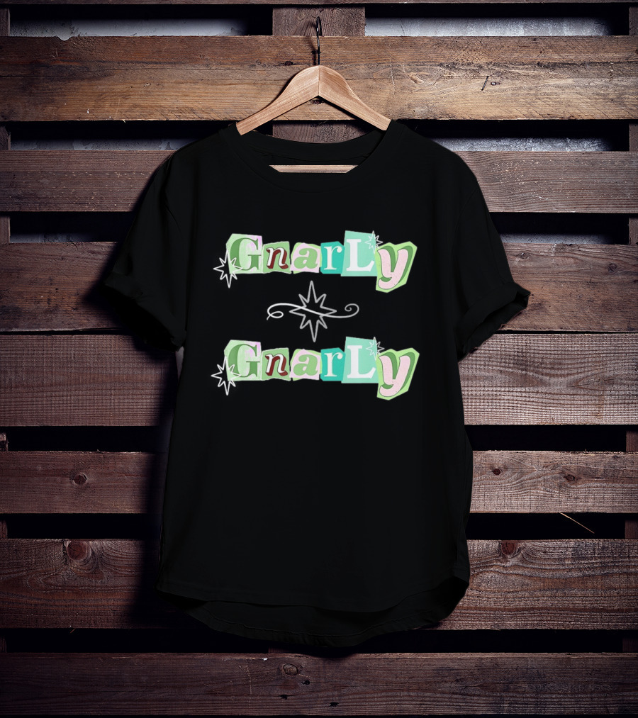 Gnarly Y2K Aesthetic Katseye Collage T-Shirt