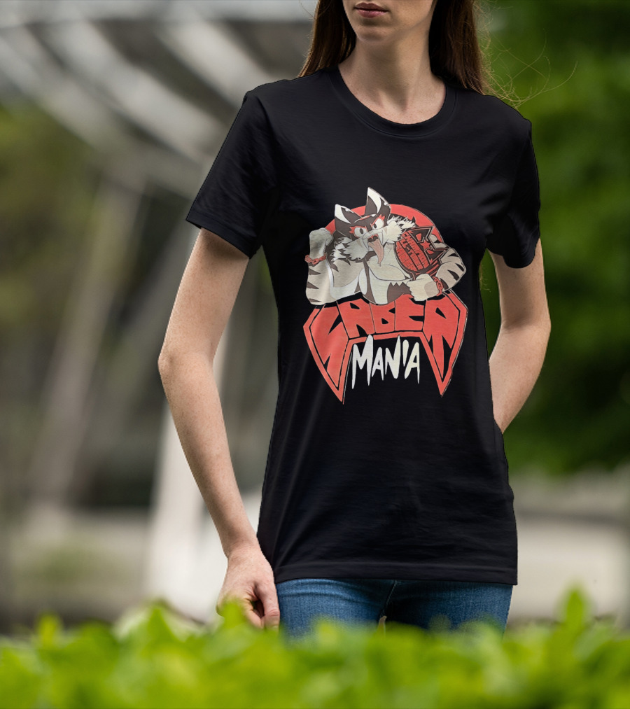 Ring Cats Saber Mania Wrestling Champion Feline T-Shirt