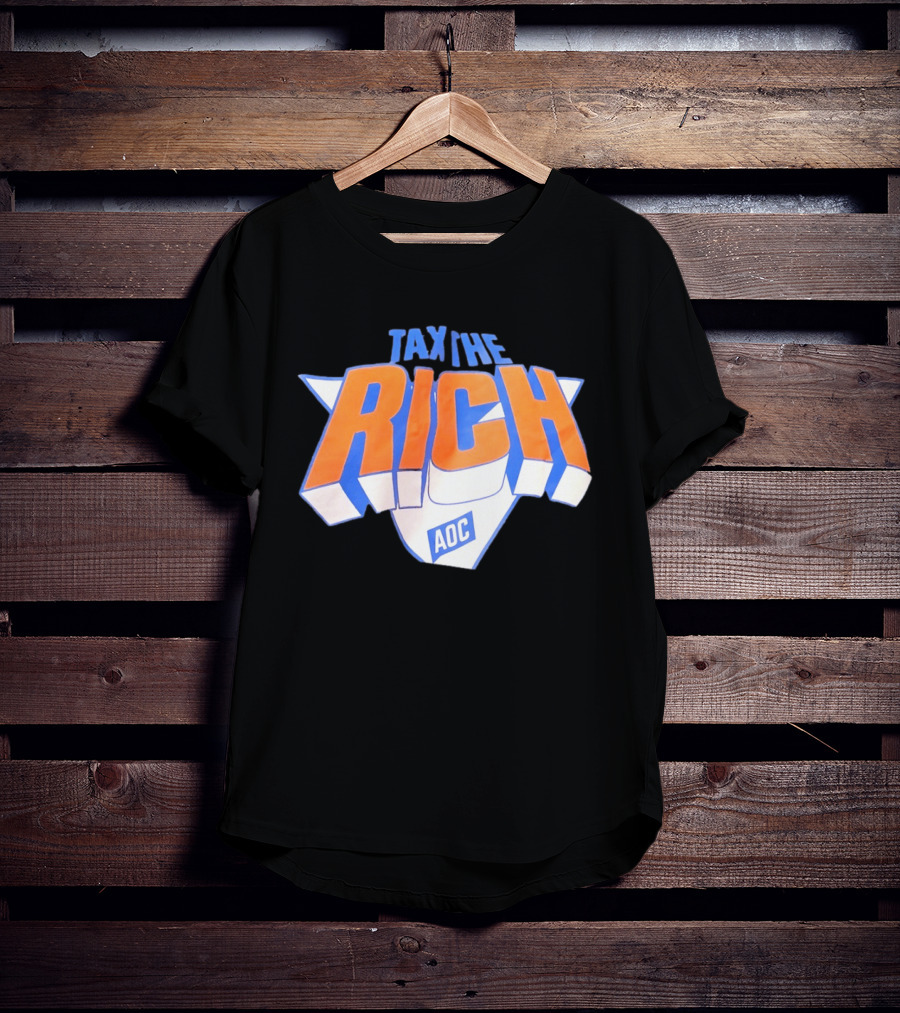 Tax The Rich AOC New York Knicks T-Shirt