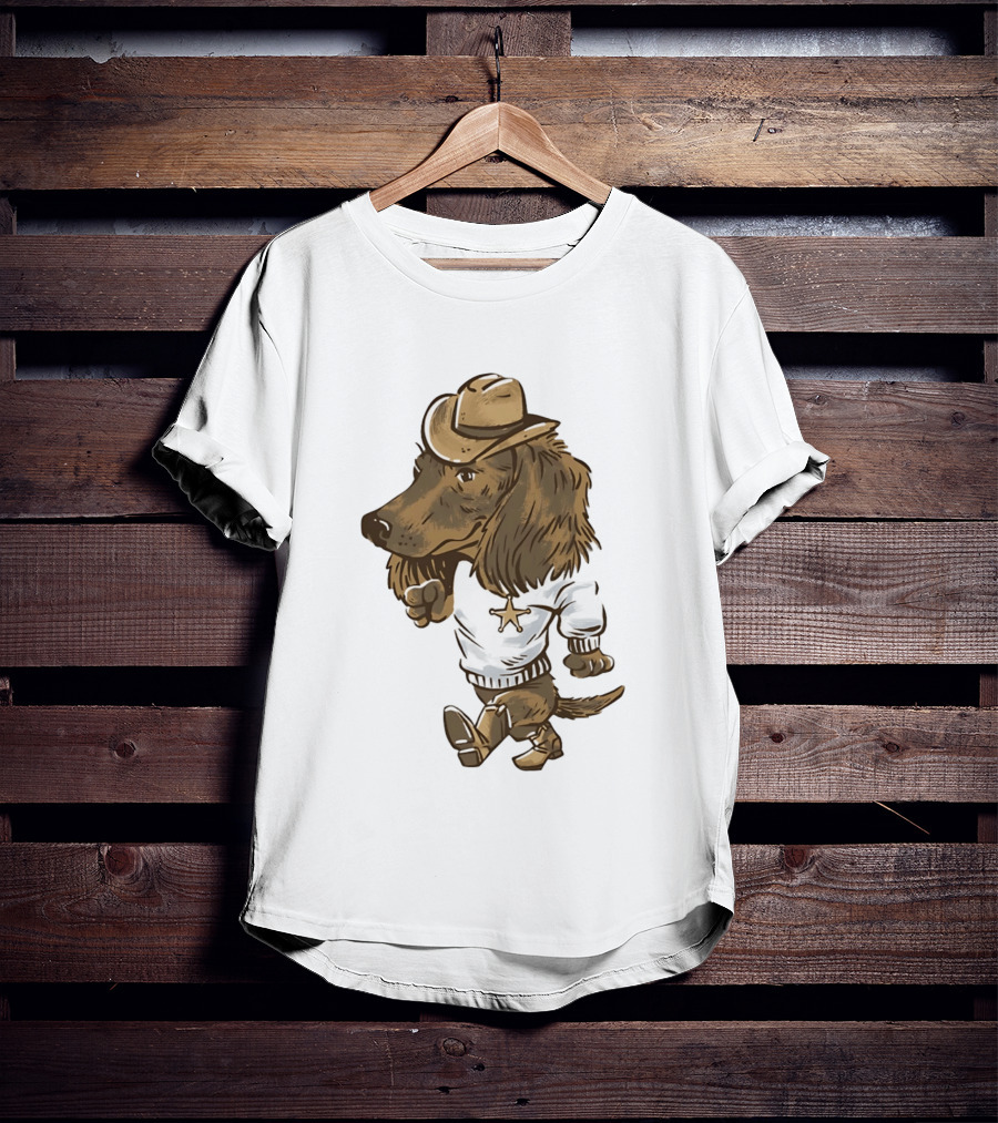 Starkville Derby 2026 Cowboy Dachshund Weenie Deputy Star T-Shirt