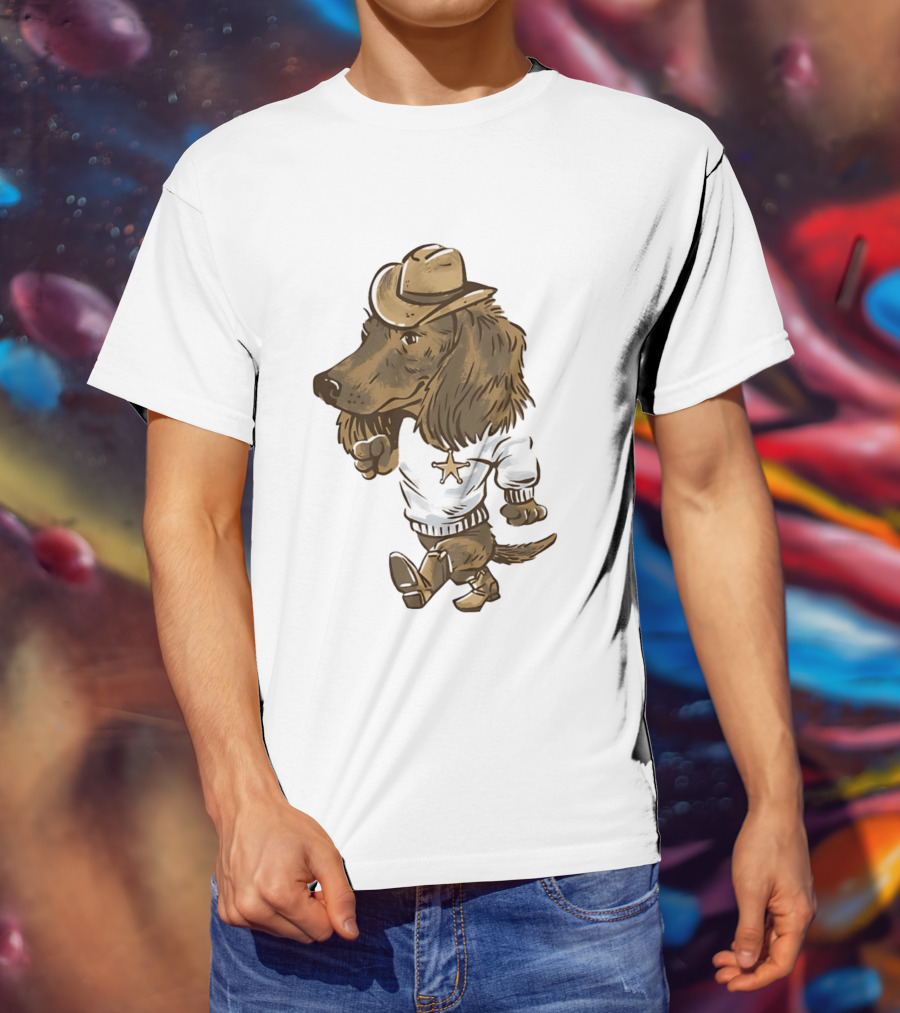 Starkville Derby 2026 Cowboy Dachshund Weenie Deputy Star T-Shirt