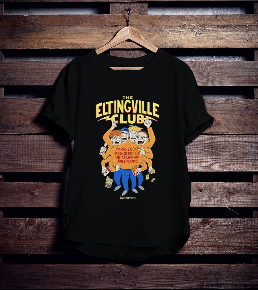 The Eltingville Club Comic Books Science Fiction Fantasy Horror Role Playing Evan Dorkin T-Shirt