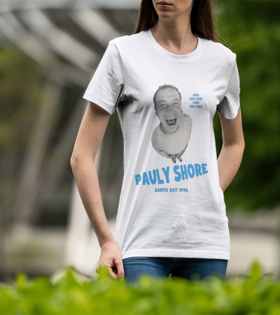 Pauly Shore Free Mahi Mahi Earth Day 1996 T-Shirt