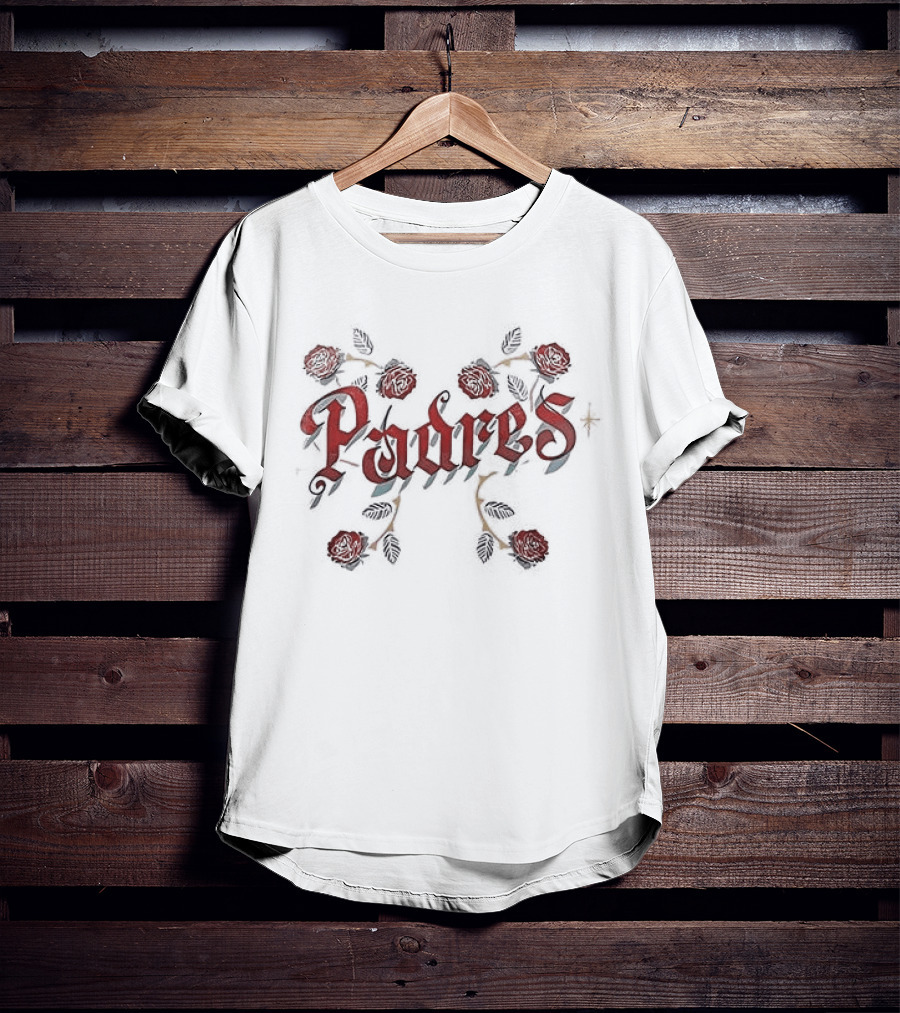 San Diego Padres Mexico City Series Roses MLB World Tour T-Shirt