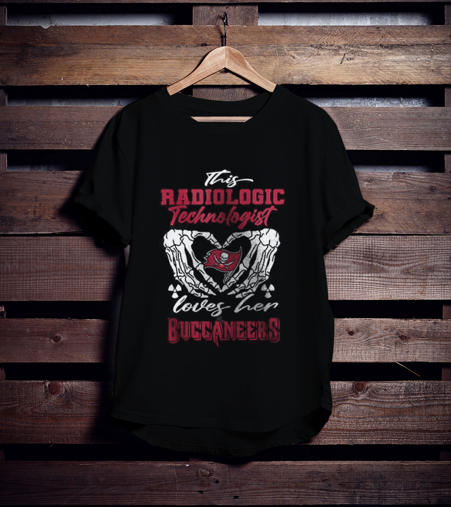 Tampa Bay Buccaneers Radiologic Technologist Loves Her Skeleton T-Shirt