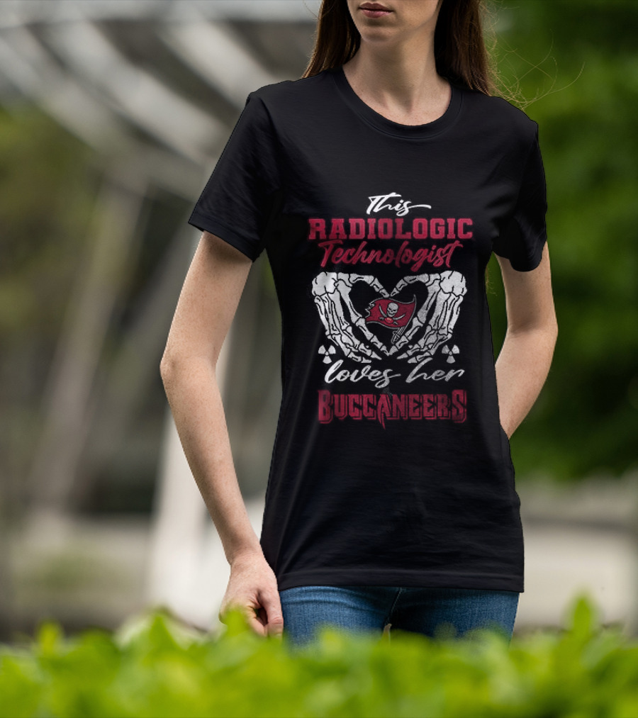 Tampa Bay Buccaneers Radiologic Technologist Loves Her Skeleton T-Shirt