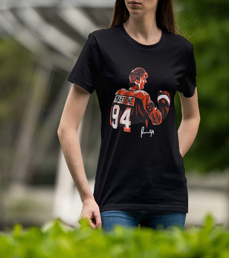 Porter Martone 94 Philadelphia Flyers Hockey NHL Player T-Shirt