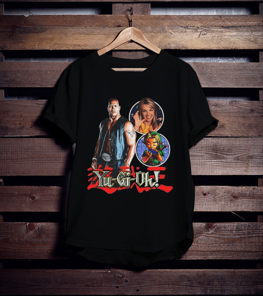 Dwayne Johnson Yu Gi Oh Legend Of Zelda Britney Spears T-Shirt