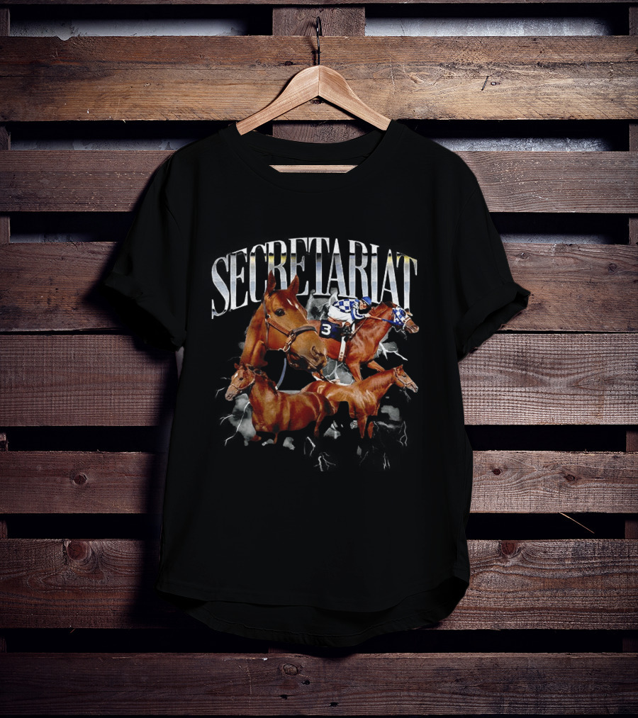 Secretariat Kentucky Derby Champion Horse Racing Legend T-Shirt