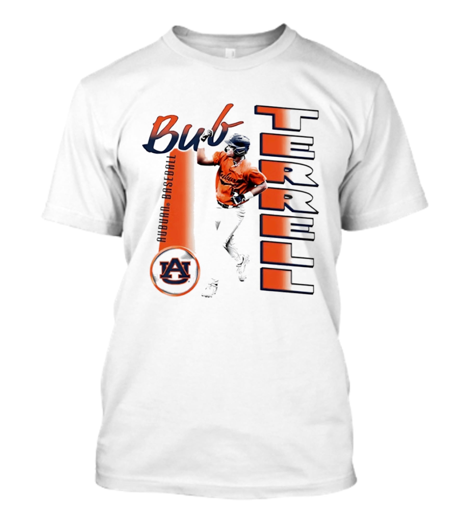 Bub Terrell Auburn Baseball Player Auburn Tigers T-Shirt