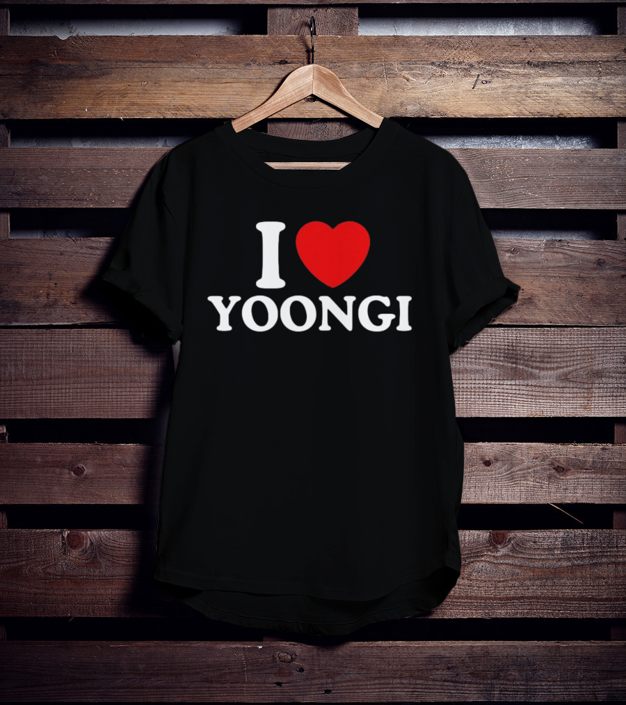 I Love Yoongi BTS Fan T-Shirt