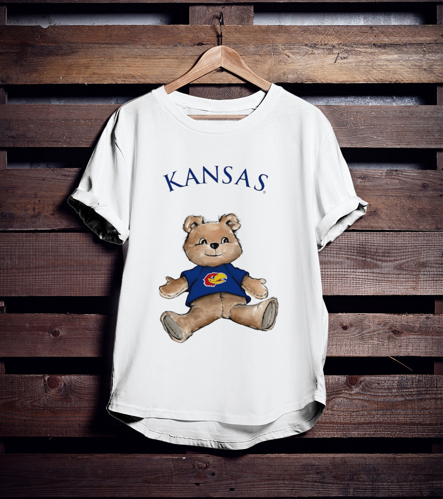 Kansas Jayhawks Teddy Bear KU Jayhawk T-Shirt