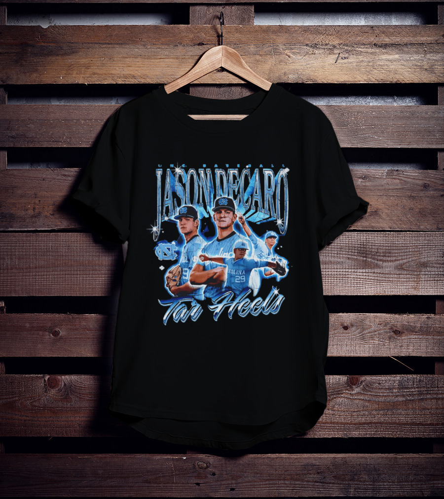 North Carolina Tar Heels Baseball Jason DeCaro T-Shirt