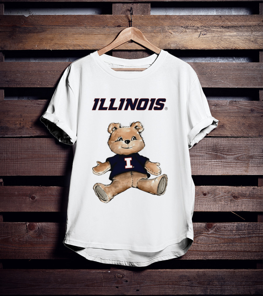 Illinois Fighting Illini Teddy Bear With I T-Shirt
