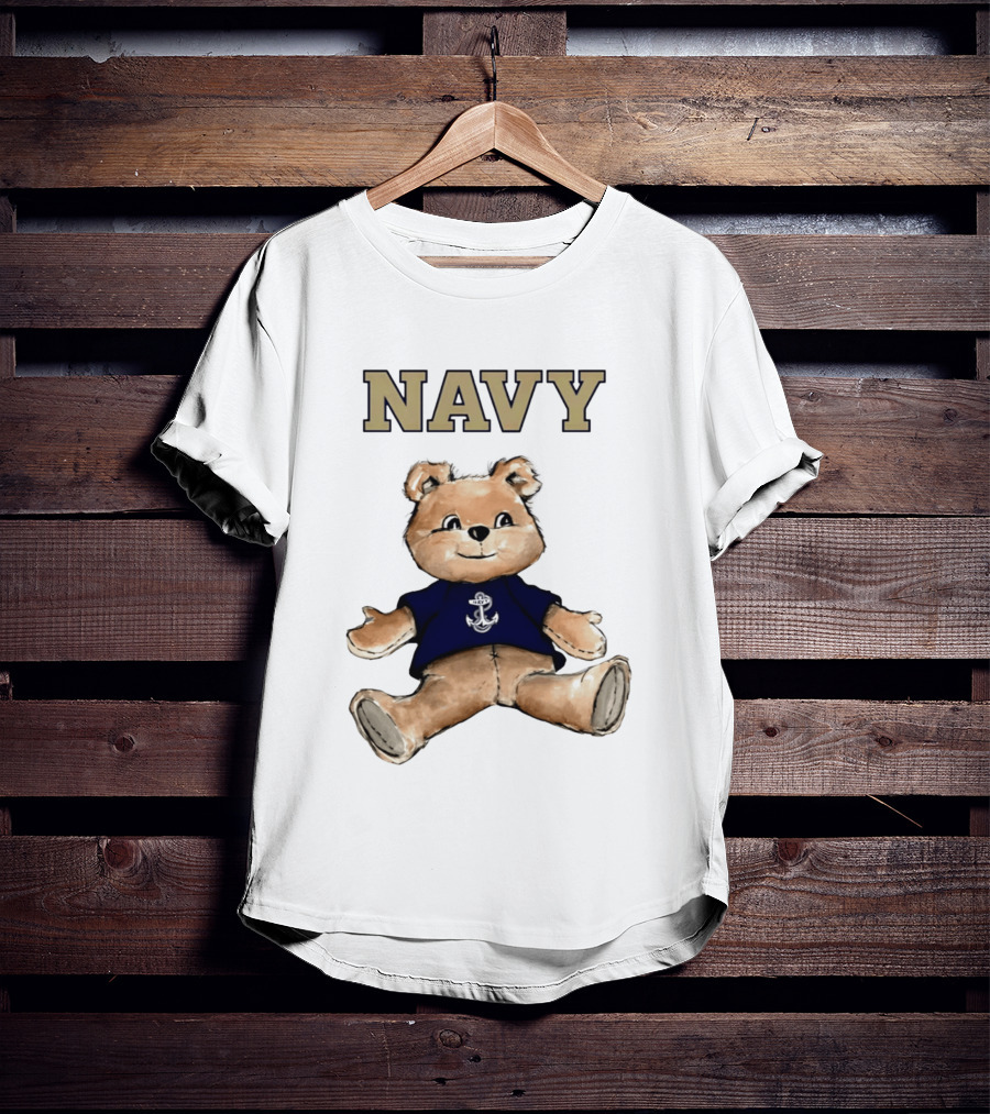 Navy Midshipmen Teddy Bear Anchor T-Shirt