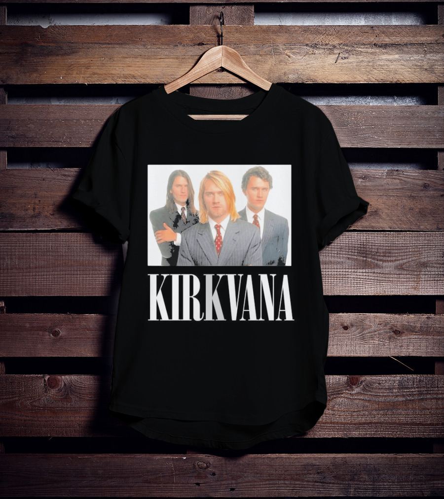 Kirkvana Grunge Band Members In Suits T-Shirt