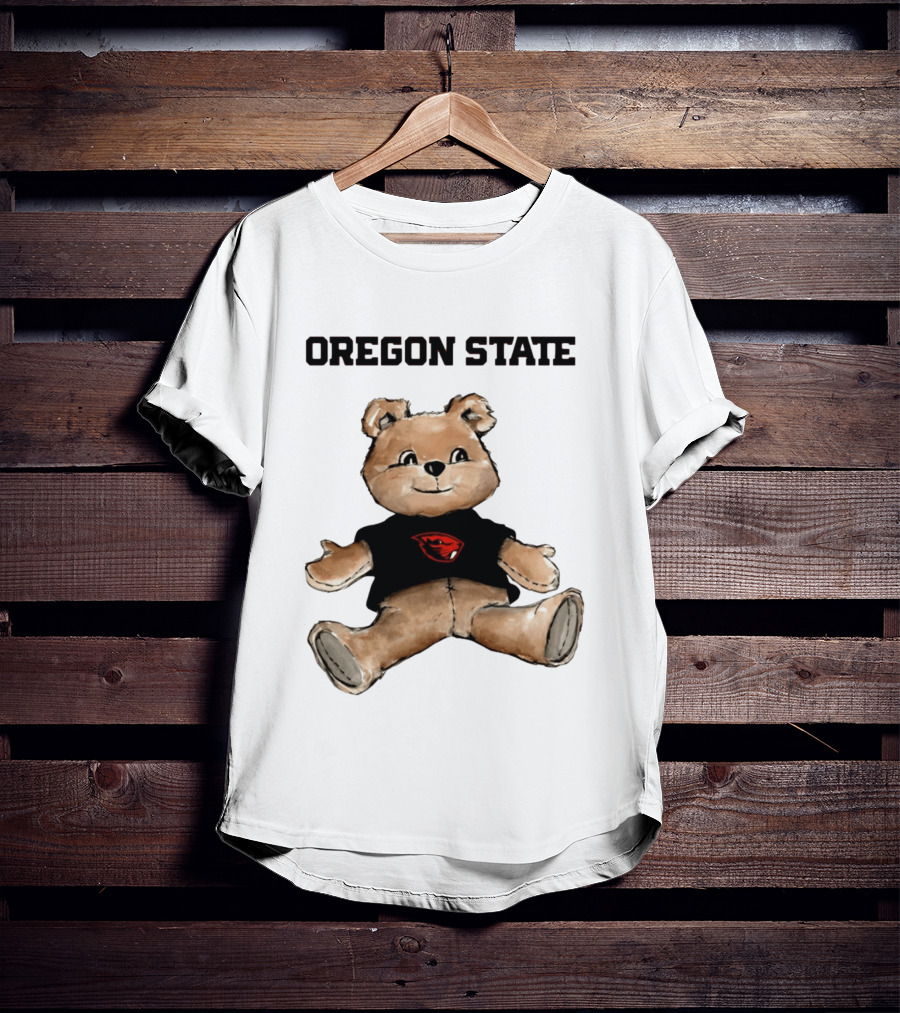Oregon State Beavers Teddy Bear With Team T-Shirt