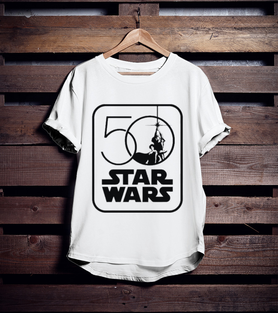 Star Wars 50th Anniversary Celebration Los Angeles 2027 Iconic Yoda And Lightsaber T-Shirt