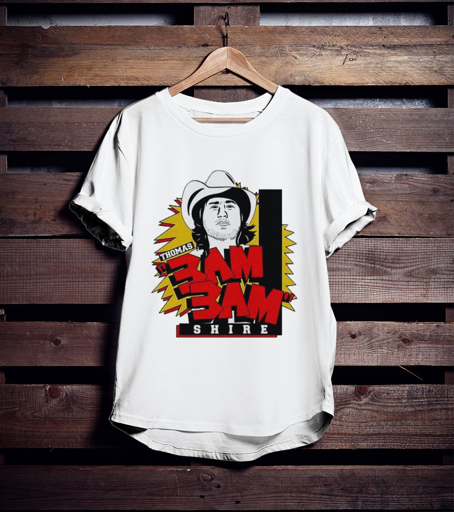 Thomas Shire 3AM 3AM Cowboy Hat Portrait Burst T-Shirt
