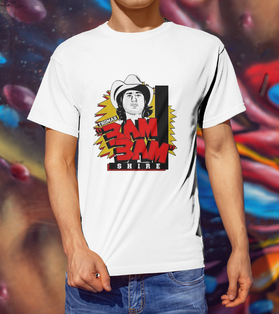 Thomas Shire 3AM 3AM Cowboy Hat Portrait Burst T-Shirt