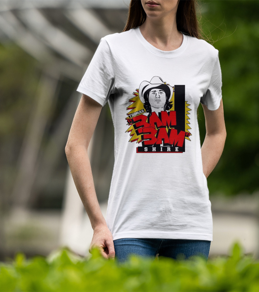 Thomas Shire 3AM 3AM Cowboy Hat Portrait Burst T-Shirt