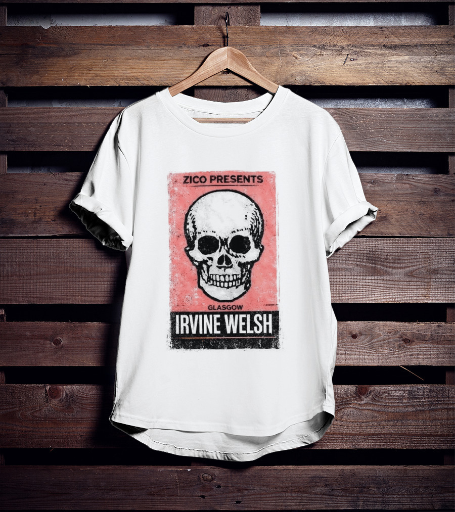 Zico Presents Irvine Welsh Glasgow Skull Red T-Shirt