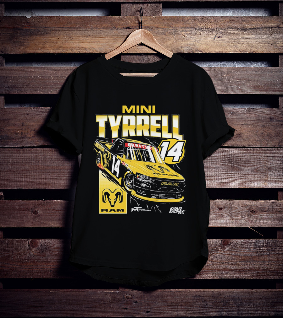 Mini Tyrell Kaulig Racing Ram NASCAR Craftsman 14 Car T-Shirt