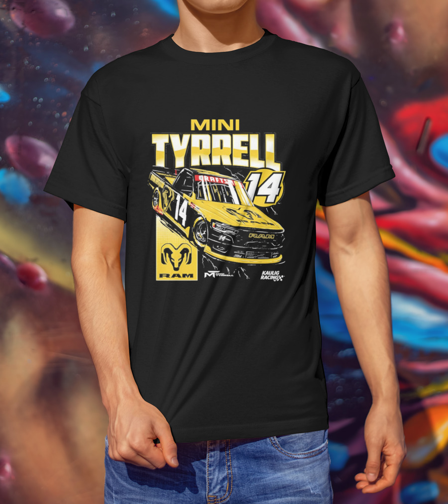 Mini Tyrell Kaulig Racing Ram NASCAR Craftsman 14 Car T-Shirt